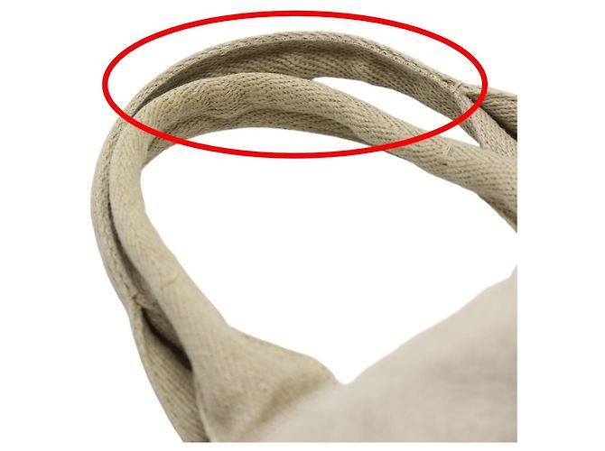 Borsa tote in tela beige Prada - vista 10