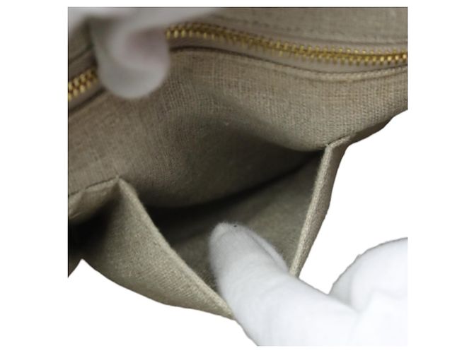 Borsa tote in tela beige Prada - vista 14