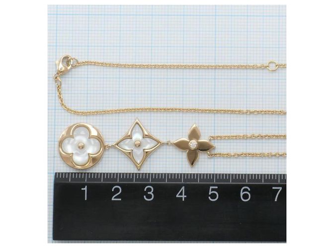 Collana Louis Vuitton Cravate Blossom Nacré D'oro - vista 6