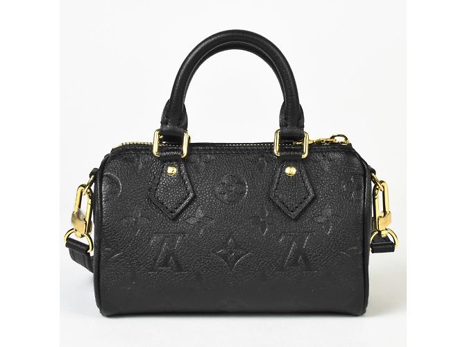 Sac à main Nano Speedy Louis Vuitton Noir Monogramme - vue 3
