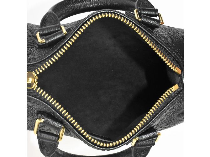 Sac à main Nano Speedy Louis Vuitton Noir Monogramme - vue 5