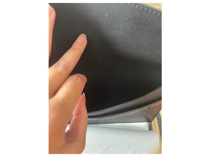 Pochette Giuseppe Zanotti de cuero negro - vista 3