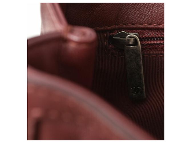 Borsa Saddle di Chanel in Bordeaux Bordò - vista 11
