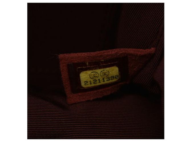 Borsa Saddle di Chanel in Bordeaux Bordò - vista 12