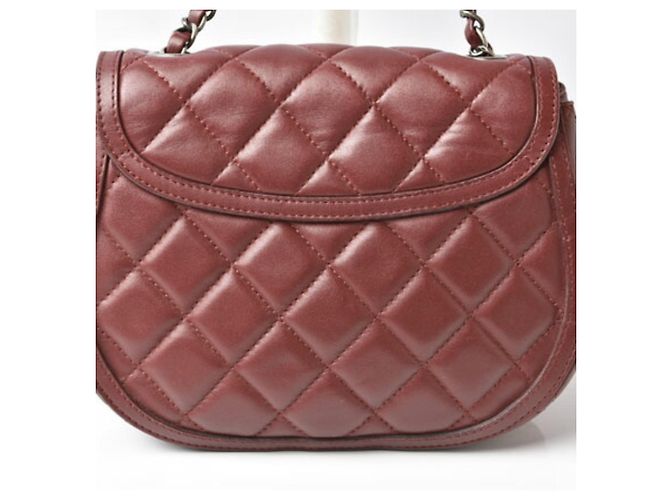 Borsa Saddle di Chanel in Bordeaux Bordò - vista 3