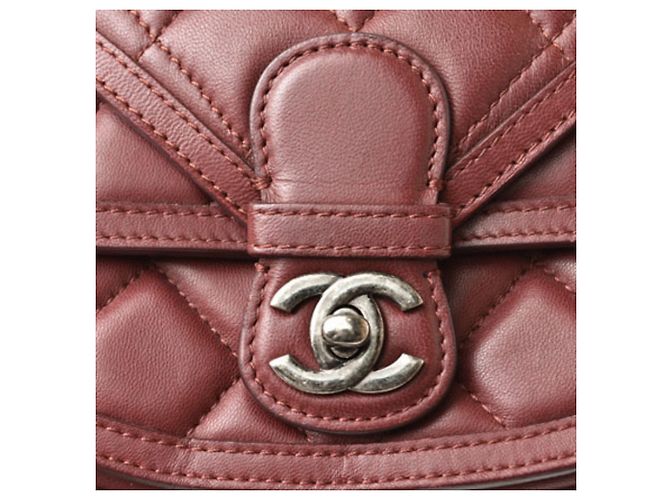 Borsa Saddle di Chanel in Bordeaux Bordò - vista 5