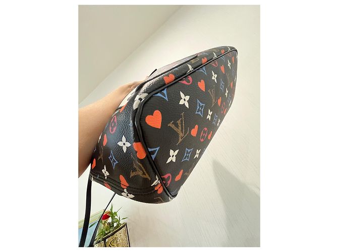 Borsa Louis Vuitton Neverfull con pochette rimovibile Multicolore - vista 10