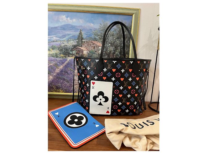 Borsa Louis Vuitton Neverfull con pochette rimovibile Multicolore - vista 2