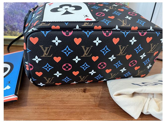 Borsa Louis Vuitton Neverfull con pochette rimovibile Multicolore - vista 8