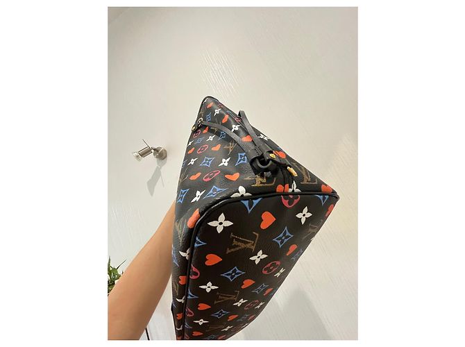 Borsa Louis Vuitton Neverfull con pochette rimovibile Multicolore - vista 9