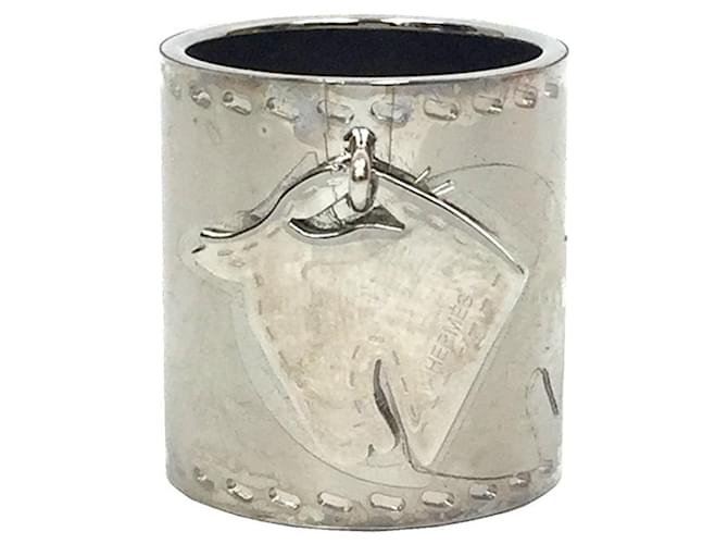 Ring Hermès Anello per sciarpa a forma di cavallo Hermes Argento - vista 2