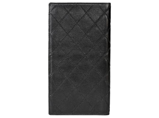Chanel Wild Stitch Bi-fold Long Wallet Black - view 2