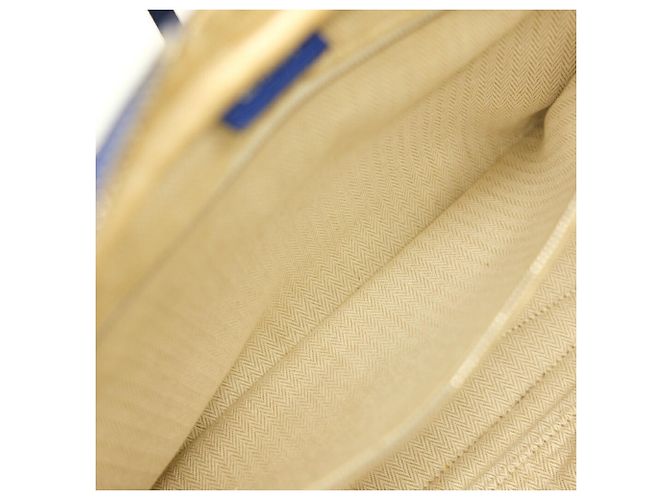 Hermès Borsa tote Hermes Victoria 38 Blu - vista 16