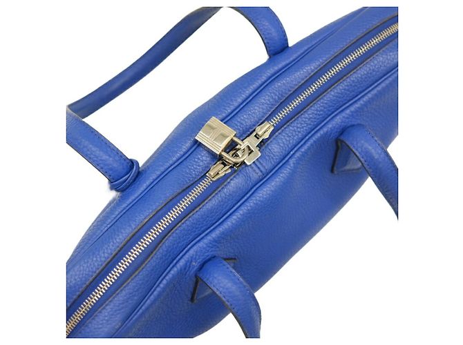 Hermès Borsa tote Hermes Victoria 38 Blu - vista 9