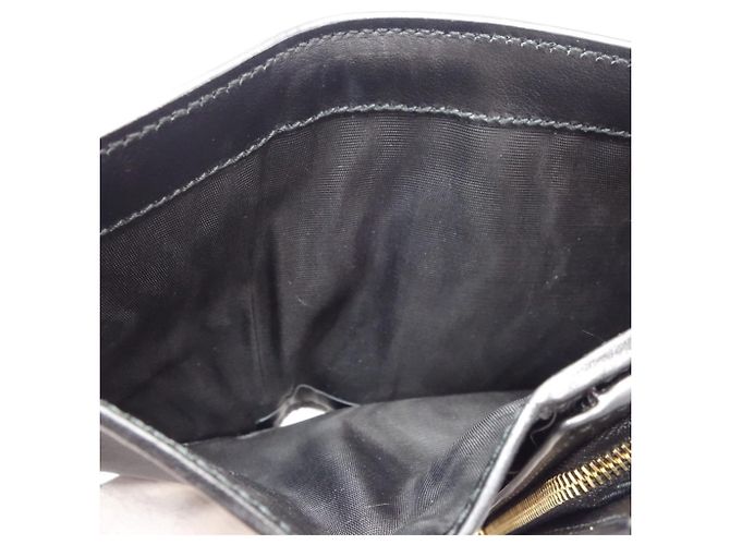 Billetera de cuero plegable Gucci Negro - vista 6