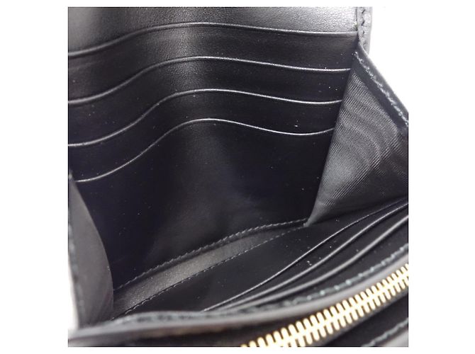 Billetera de cuero plegable Gucci Negro - vista 7