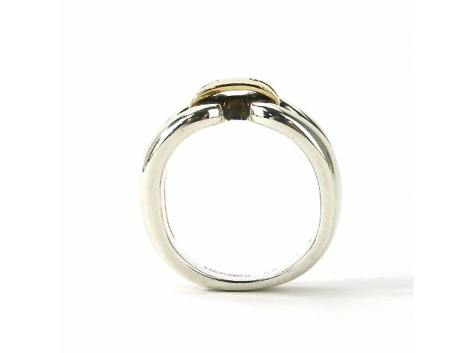 Ring Hermès Storia dell'Anello Hermes 53 Argento 925 K18YG - vista 3