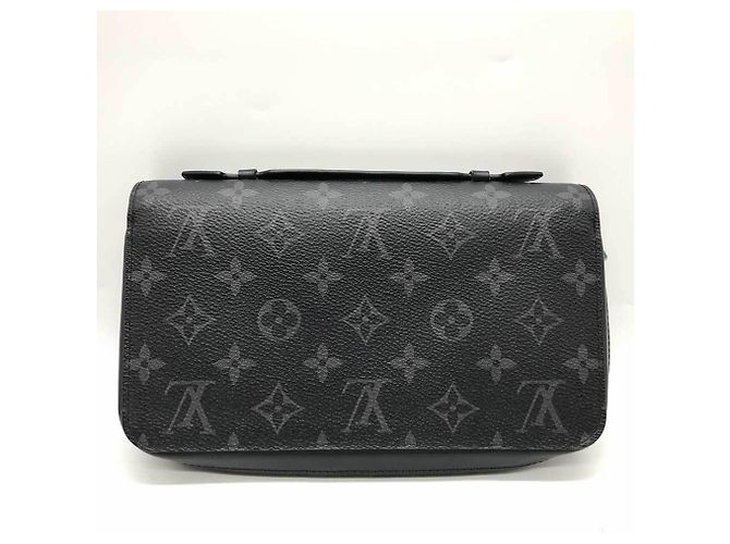 Cartera larga Zippy XL Monogram Eclipse Negra Louis Vuitton Negro - vista 2