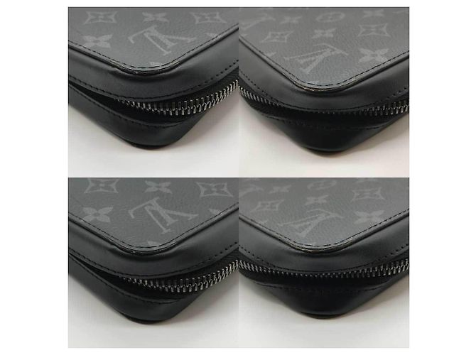 Cartera larga Zippy XL Monogram Eclipse Negra Louis Vuitton Negro - vista 3