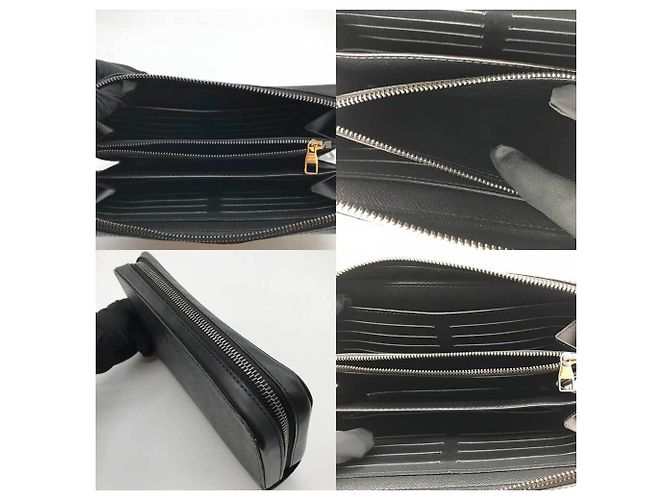 Cartera larga Zippy XL Monogram Eclipse Negra Louis Vuitton Negro - vista 4