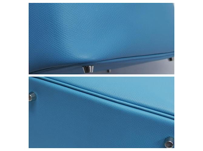 Hermès Borsa Hermes Picotin Lock MM Blu chiaro - vista 7