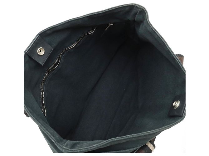 Hermès Hermes Troca Horizontal MM Tote Tasche Braun Schwarz Beige - Ansicht 5