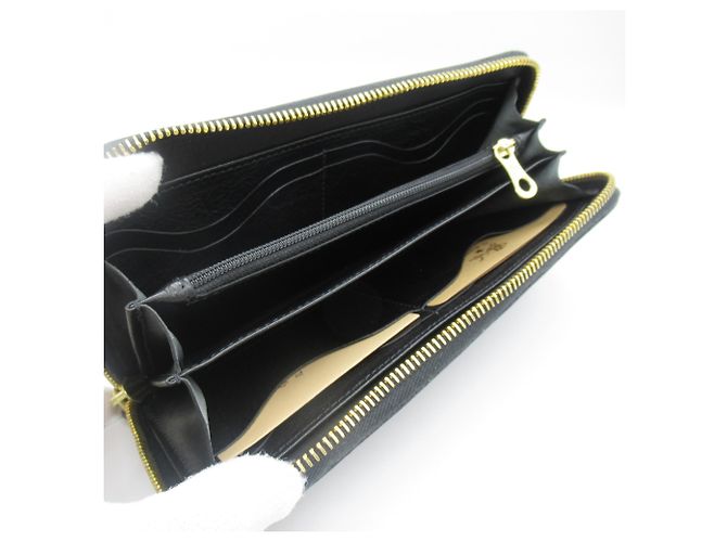 Billetera bi-fold de cuero negro Il Bisonte - vista 5