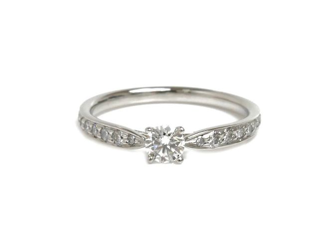 Anillo de compromiso de platino Harmony de Tiffany & Co. - vista 3