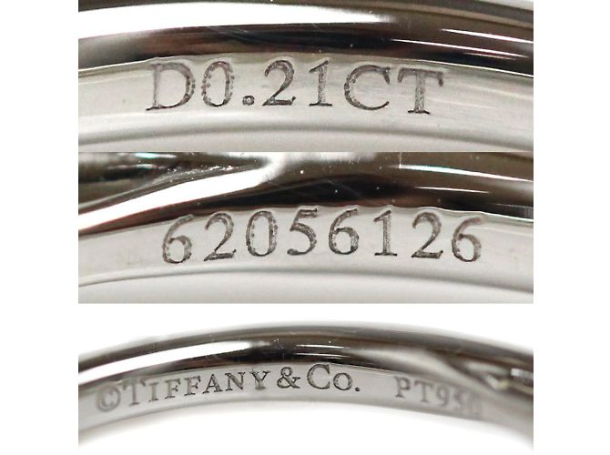 Anillo de compromiso de platino Harmony de Tiffany & Co. - vista 5
