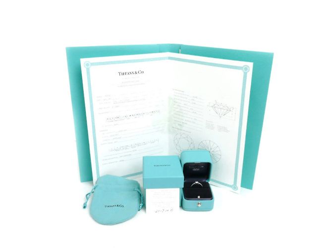 Anillo de compromiso de platino Harmony de Tiffany & Co. - vista 8
