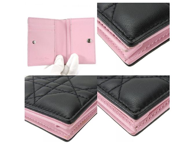 Estuche para tarjetas de visita Christian Dior Negro Rosa - vista 4