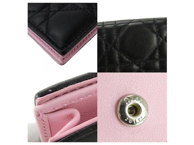 Estuche para tarjetas de visita Christian Dior Negro Rosa - vista 5