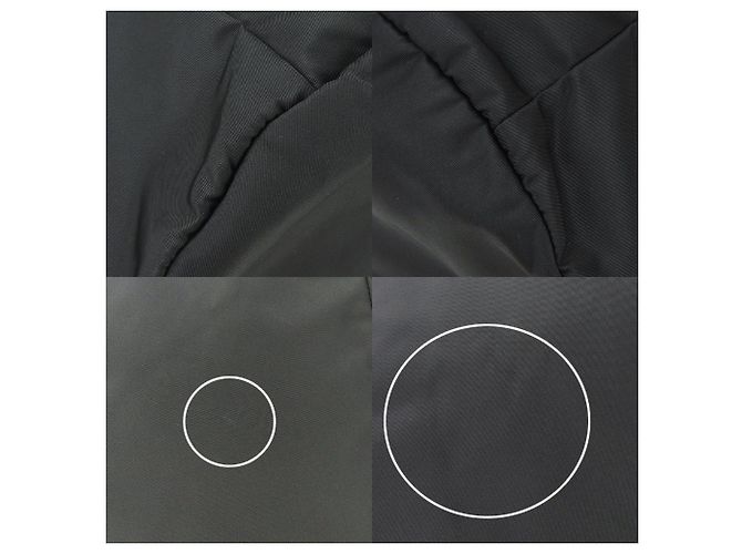 Borsa tote in nylon nero Prada - vista 5