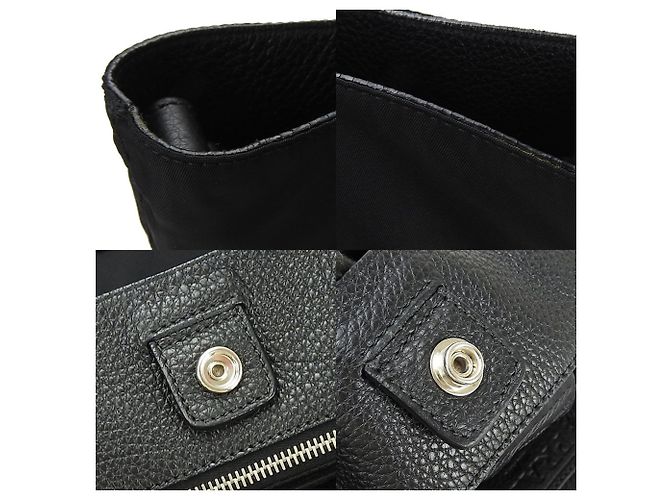 Borsa tote in nylon nero Prada - vista 6
