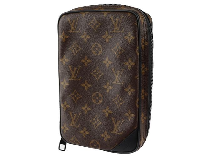 Borsa laterale utilitaria Solar Ray di Louis Vuitton Marrone Nero Monogramma - vista 3
