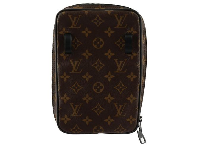 Borsa laterale utilitaria Solar Ray di Louis Vuitton Marrone Nero Monogramma - vista 4
