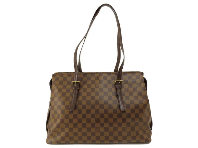 Borsa tote Chelsea Damier Ebene Louis Vuitton - vista 2