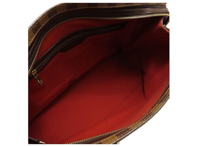 Borsa tote Chelsea Damier Ebene Louis Vuitton - vista 5