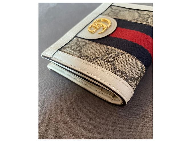 Billetera compacta Gucci Ophidia GG Supreme Canvas - vista 5