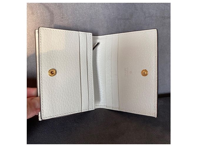 Billetera compacta Gucci Ophidia GG Supreme Canvas - vista 8