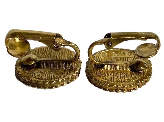 Orecchini a clip in oro con motivo Cocomark di Chanel D'oro - vista 4