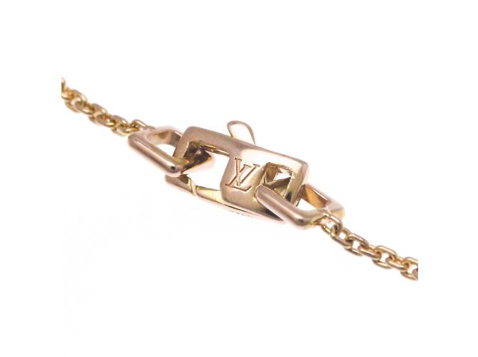 Collana Pandantif Lockit Louis Vuitton D'oro - vista 7