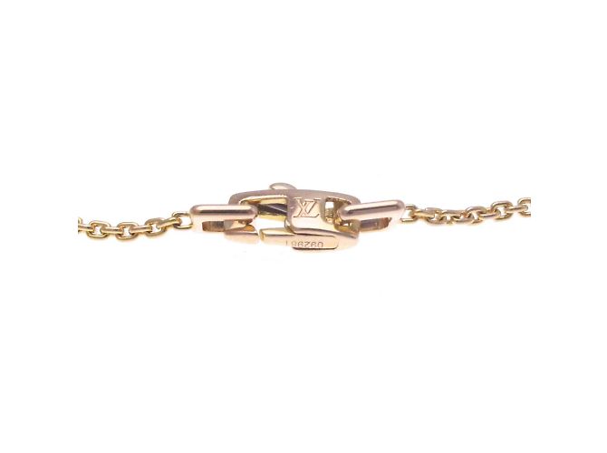 Collana Pandantif Lockit Louis Vuitton D'oro - vista 8