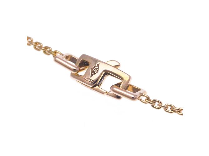 Collana Pandantif Lockit Louis Vuitton D'oro - vista 9