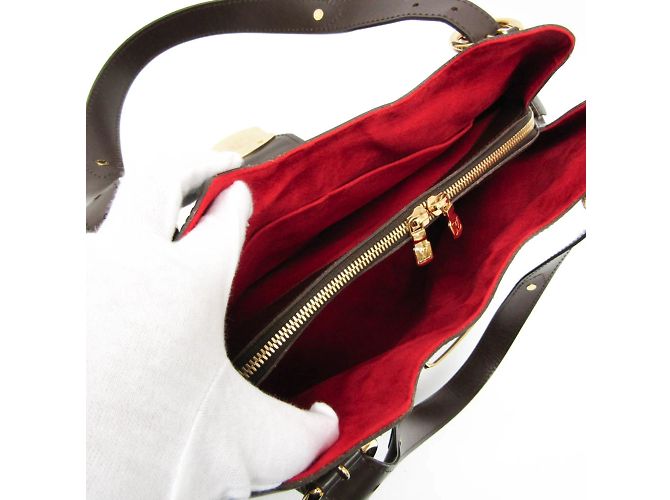 Borsa a Spalla Louis Vuitton Damier Sistina GM Damier ebene - vista 3