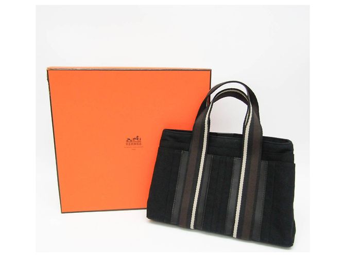Hermès Hermes Troca Horizontal PM Handtasche Schwarz Dunkelbraun - Ansicht 13