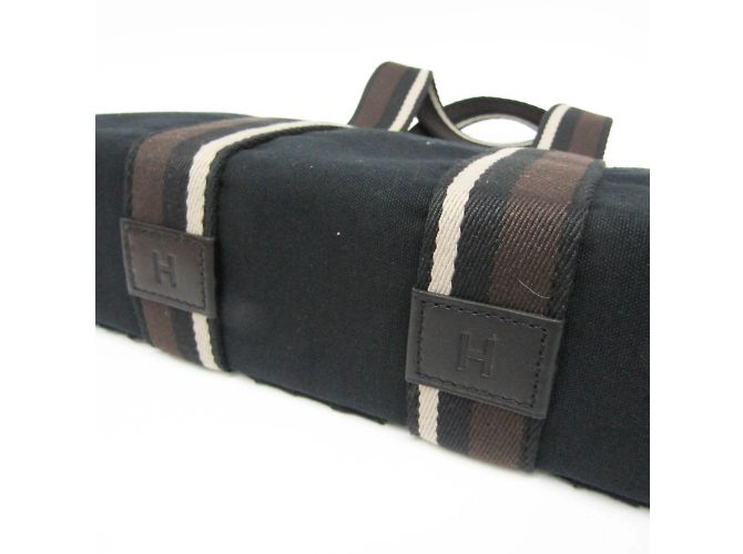 Hermès Hermes Troca Horizontal PM Handtasche Schwarz Dunkelbraun - Ansicht 6