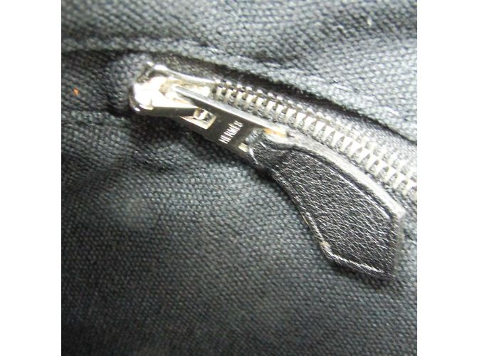 Hermès Hermes Troca Horizontal PM Handtasche Schwarz Dunkelbraun - Ansicht 9