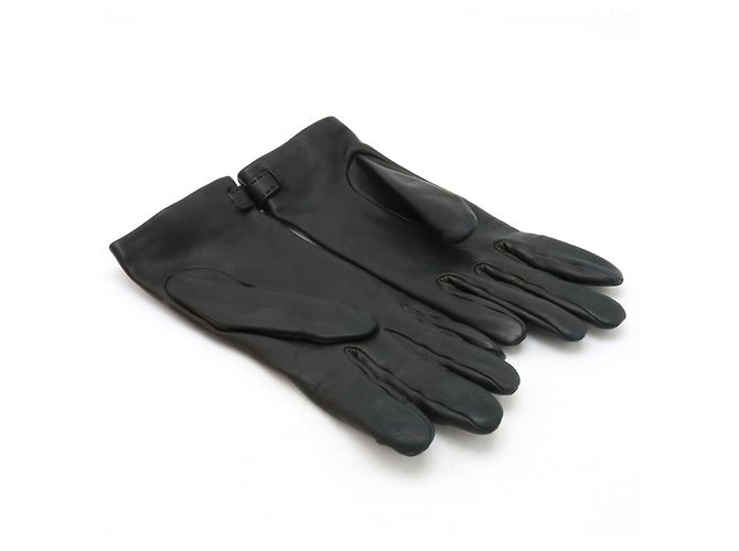 Hermès Gants en cuir Hermes Kelly Noir - vue 2