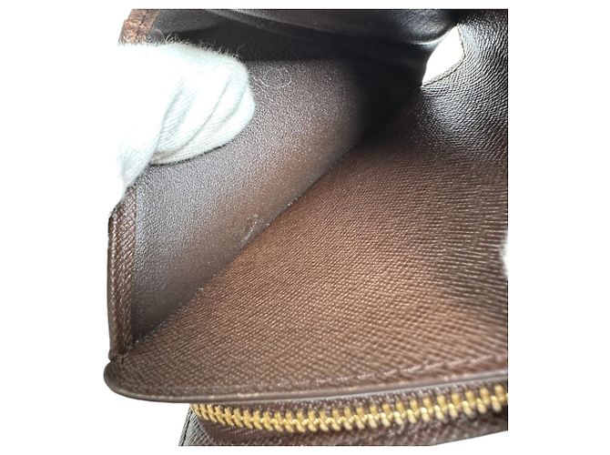 Louis Vuitton Damier Bi-Fold Geldbörse Braun - Ansicht 12
